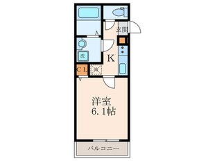 ALEGRIA出屋敷の物件間取画像